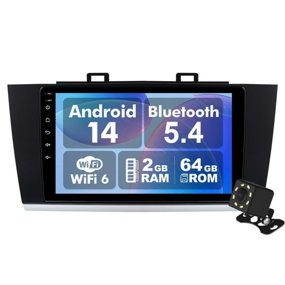 Android 14 Car radio for Subaru Outback Legacy 2015 2016 2017 2018 Multimedia Stereo Wireless Carplay Android Auto 2G 64G