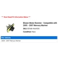 thumbnail image 2 of Blower Motor Resistor - Compatible with 2005 - 2007 Mercury Mariner 2006, 2 of 4