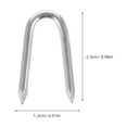 thumbnail image 2 of WHAMVOX U Shaped Iron Nails for Fixing Fences in Color Beveled Pieces, 2 of 8