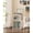 White, variant on VASAGLE Record Player Stand, 3-Tier Side Table, Vinyl Record Storage Up To 100 Albums, End Table For Living Room, Bedroom