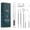 White, variant on Hulmay Plaque Remover for Teeth, 5 Modes Electric Tartar Cleaner, Rechargeable Dental Cleaning Kit with 4 Replaceable Heads & LED Light for Adults and Kids