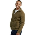 thumbnail image 2 of Knocker Men's Soft Fleece Full Zip Up Mid-Weight Winter Warm Sweater Jacket, 2 of 4