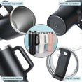 thumbnail image 4 of Stainless Steel Insulated Water Bottle - Leak Proof, Insulated Water Bottle with Handle and Straw - Leak Proof Coffee Cup for Home, Office, Car, 4 of 5