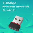 thumbnail image 3 of Adaptador USB WiFi de 150 Mbps, Miniadaptador de Tarjeta de Red Inalámbrica, Receptor Inalámbrico para PC de Escritorio, Portátil y, 3 of 5
