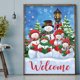 thumbnail image 3 of Cuadros Decorativos Taladro redondo completo diamante pintura mosaico de Navidad dibujo de diamantes de imitación (A3579) Tmvgtek embutido en tela, 3 of 7