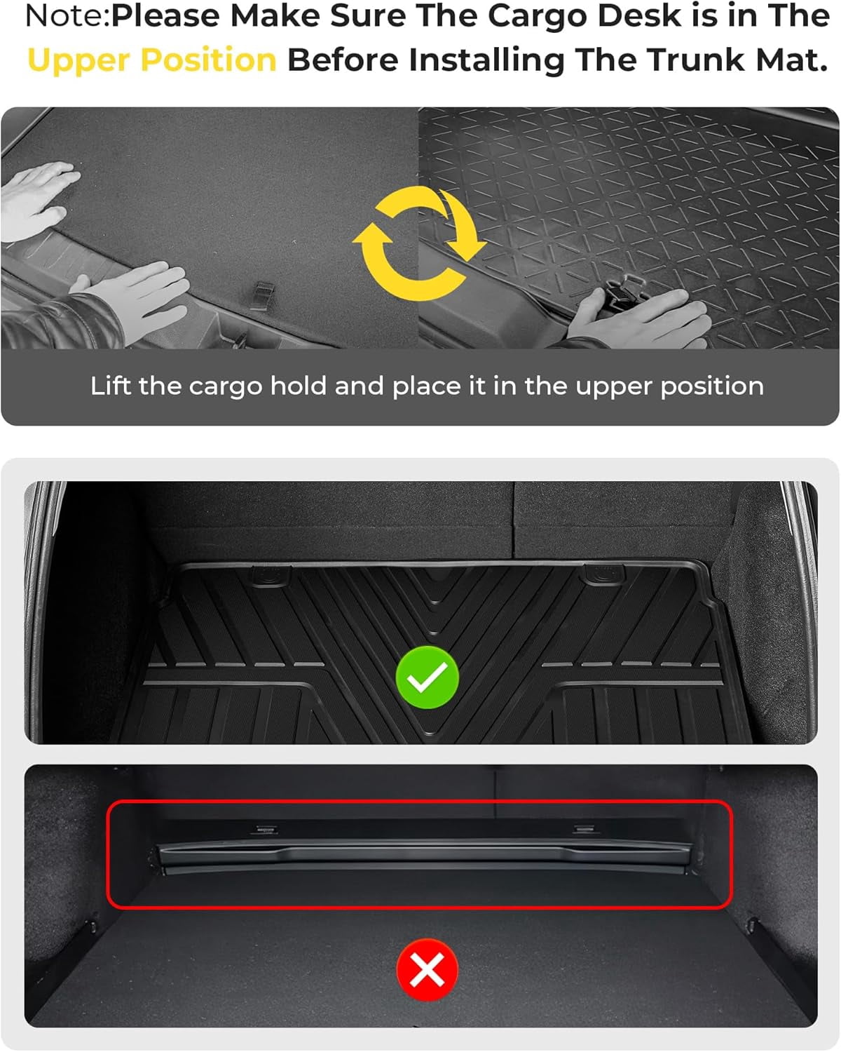 3W Floor Mats & Cargo Liner Fit for Honda CR-V 2023 2024 2025 2026 (Include Hybrid) TPE All Weather,Custom Fit Honda CRV 1st and 2nd Row Floor Liners Set