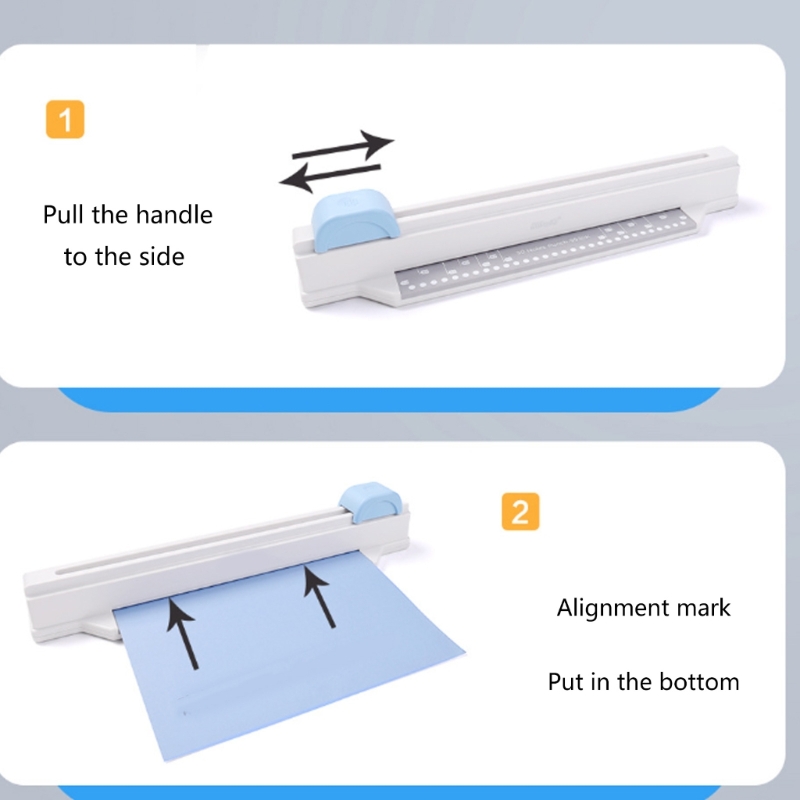 5 Sheets Paper Puncher, 30 Holes Punches, Punchersliding Hand Hold Long Reach Puncher Round 30 Holes Round Paper Punch