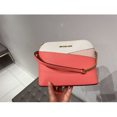 MICHAEL KORS JET SET TRAVEL DOME CROSSBODY SHOULDER BAG GRAPEFRUIT MULTI