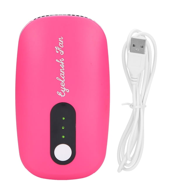 Ventilador de pegamento para extensión de pestañas, Mini secador de pestañas, secador de pestañas para injerto, secador de pestañas para injerto, parte superior de la línea