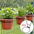 thumbnail image 3 of LOVIVER s3PCS Pot Holder s Wall Mounted Flower Pot Holder s Plant Hanger Metal, 3 of 8