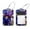 multicolored 1, variant on 2 Pcs Color Sport Skeleton Pattern Luggage Tag for Suitcases, Leather Baggage Tags Identifiers for Travel, Stainless Steel Loop Name ID Label for Women Bag Backpack