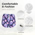 thumbnail image 4 of Rateoe crystal Skull flower Printed 2 in 1 Women's Workout Shorts for Athletic Gym Running Shorts with Phone Pockets-XX-Large, 4 of 7