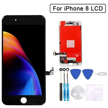 iPhone 8 4.7 Inch Screen Replacement With with 3D Touch- LCD Premium Complete Repair Kit (Black)