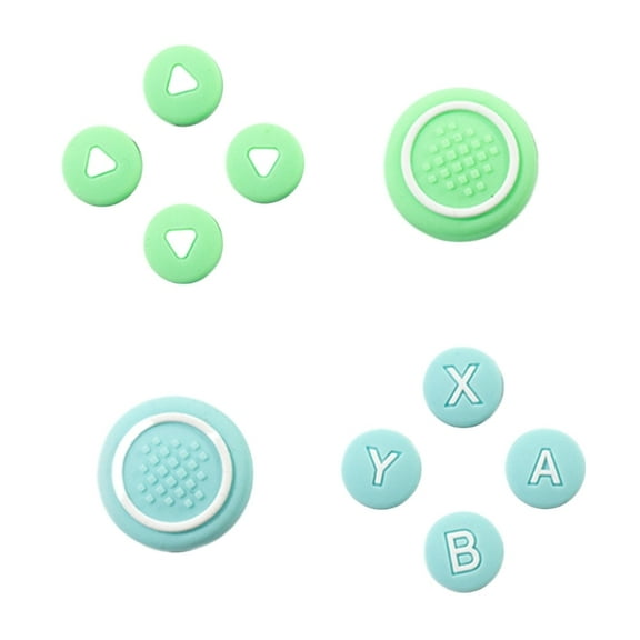 10 in 1 Silicone Thumb Grip Caps Set for Nintendo Switch/Switch OLED Comfortable Nonslip Game Handle Rocker Cover