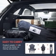 thumbnail image 2 of Folding Camping Chair Heavy Duty Folding Chair 400lbs Oversized Outdoor Chairs with Cup Holder, Cooler Bag, Storage Pocket & Lumbar Support (Style-2, 1pc), 2 of 7