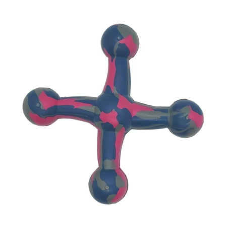 Natural Rubber Jack Dog Toy – Durable Non-Toxic Chew Toy