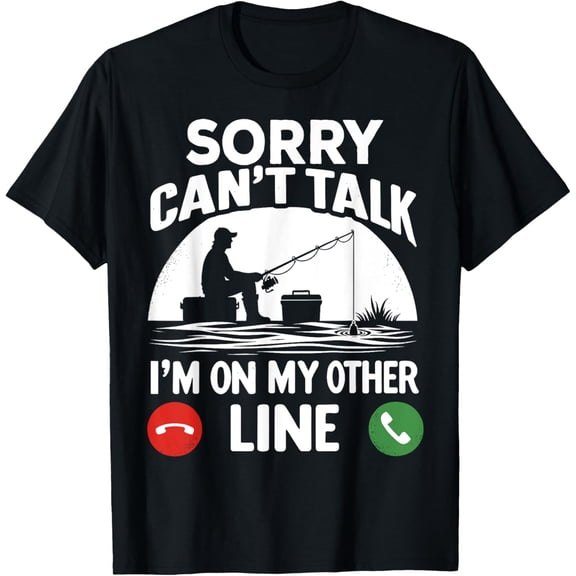 Funny Fisherman For Father's Day Fishing Dad T-Shirt