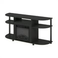 thumbnail image 6 of Furinno Jensen Open Storage Curved Entertainment Center Stand with Americano, 6 of 7