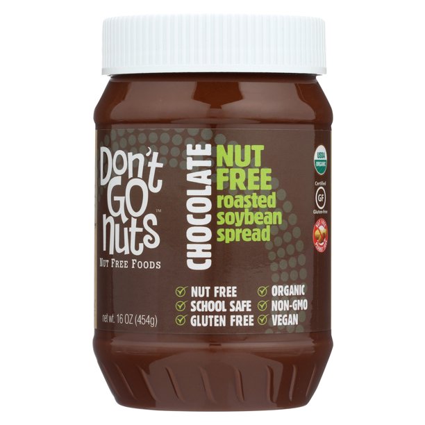 Don't Go Nuts Organic Chocolate Soy Butter Case of 6 16 oz