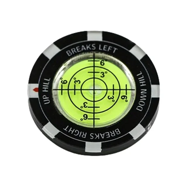 Golf Putt Ball Marker High Precision Round Golf Putt Green Reader Golfing Putting Aid Golf Slope Putting Reader 1PC 1pc