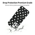 thumbnail image 6 of Compatible with iPhone 11 Pro Max Case with Cute Fashion Polka Dot Aesthetics Design Simple Case for Soft TPU Slim Protection Case for iPhone 11 Pro Max-Black, 6 of 8