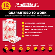 Catchmaster Value Pack Solid Home Pest Traps 12 Count