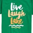 thumbnail image 3 of Instant Message - Live Laugh Lake - Toddler And Youth Short Sleeve Graphic T-Shirt, 3 of 6