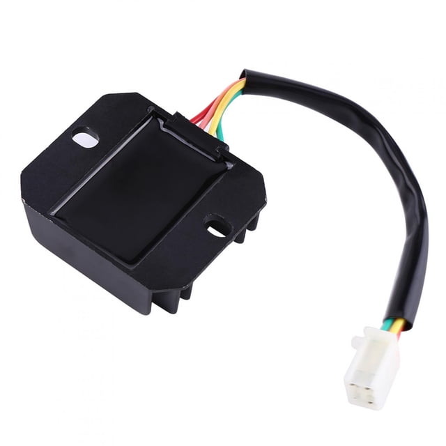 Duokon Rectificador de motocicleta material de aleación de aluminio 4 cables 4 pines 12 rectificador regulador de voltaje para motocicleta 150-250CC ciclomotor ATV ANGGREK Otros