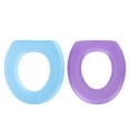 thumbnail image 1 of 2pcs Eva Toilet Seat Warmer: Bathroom Toilet Seat Cover Water-Proof Heated Toilet Seat Soft Toilet Seat Heated Toilet Seat Cover Washable Toilet Pad Toilet Accessory, 1 of 8