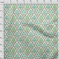 thumbnail image 4 of oneOone Viscose Chiffon Sea Green Fabric Asian Floral Diy Clothing Quilting Fabric Print Fabric By Yard 42 Inch Wide, 4 of 4