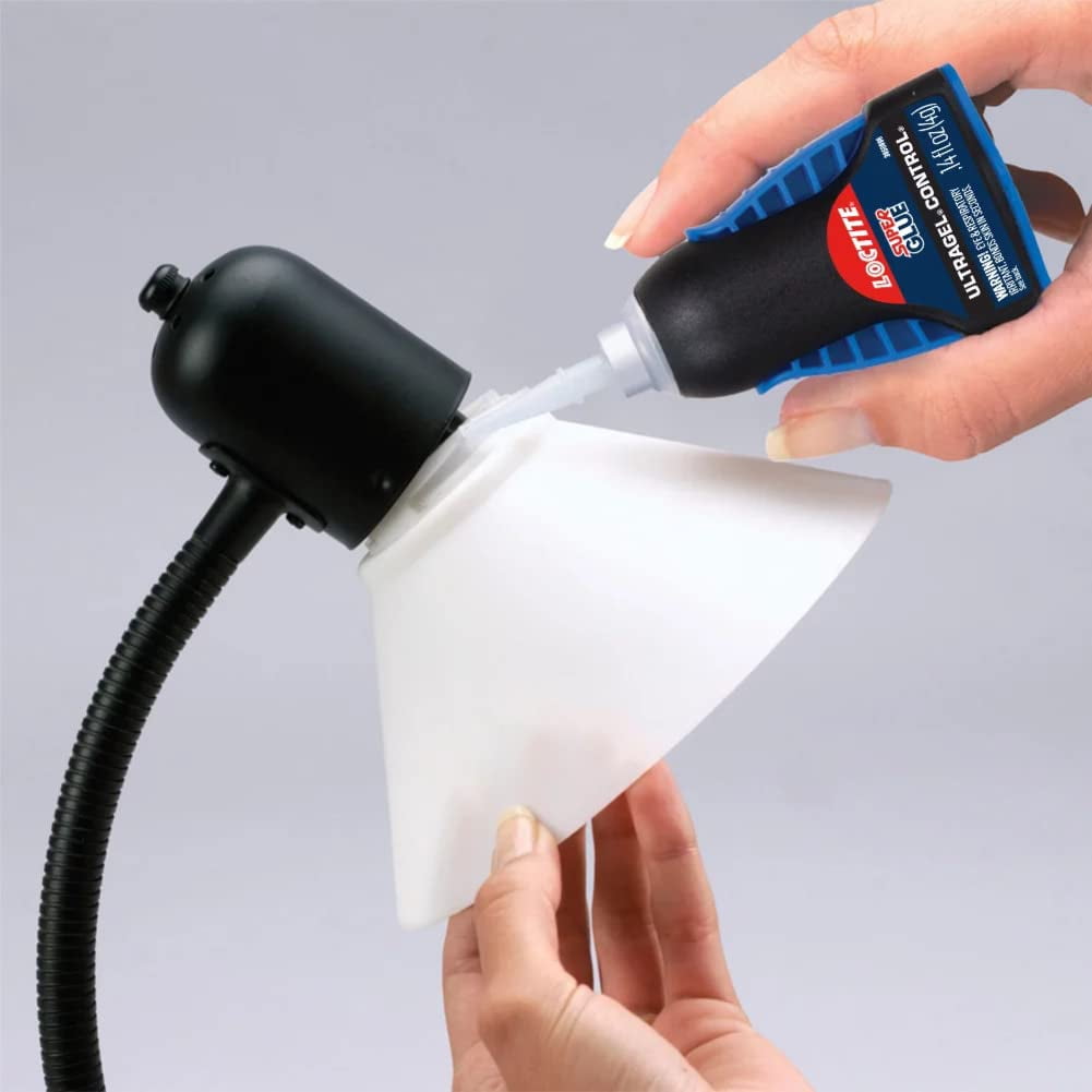 Loctite Super Glue Ultra Gel Control, Clear Superglue, Cyanoacrylate Adhesive Instant Glue, Quick Dry - 0.14 Fl Oz Pack of 6