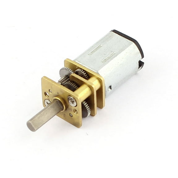 N20 DC 12V 80RPM 3mm Shaft Dia  Gear Motor w Gearwheel Model