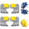 thumbnail image 2 of WeiHuan Toys 4 cepillos ciclónicos para limpieza de sistemas de piscina, cepillos ciclónicos de goma de plástico, piezas de repuesto para cepillo limpiador Zodiac MX8 Mx6 R0714400, 2 of 5