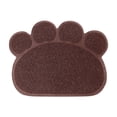 thumbnail image 6 of Paw Shape Cat Litter Mat, Non-Slip Waterproof Pet Feeding Mat for Litter Trapping, Washable Soft PVC Fiber Scatter Control Rug for Cats & Dogs, 16"x12", 6 of 6
