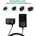thumbnail image 6 of Replacement 90556254-01 Charger Compatible with Black & Decker 9.6V-18V Battery HPB18 HPB18-OPE HPB12 HPB14 FSB14 FSB18 FS120 FSB96 HPB96, 6 of 7