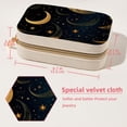 thumbnail image 5 of Crescent Sign Velvet Portable Storage Box with Removable Compartment - a Stylish Decorative Box, Bracelet Holder, and Jewelry Stand - Gift, 5 of 7