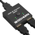 thumbnail image 1 of Commutateur HDMI 4K 2 en 1 Sortie, Commutateur HDMI Bidirectionnel Séparateur 2 X 1/1 X 2, Sélecteur Commutateur HDMI 2 Ports Support 4K 3D 1080P pour, 1 of 1