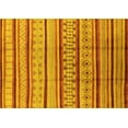 thumbnail image 1 of Ahgly Company Machine Washable Indoor Rectangle Solid Yellow Modern Area Rugs, 5' x 7', 1 of 4