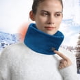 thumbnail image 4 of Hvmvliv Rechargeable Heated Scarf Heated Scarf for Men/Women Neck Heating Pad Electric Heating Scarf with 3 Temp Settings Soft Winter Scarves Unisex Heating Scarf 10.24x5.5in, 4 of 6