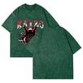 thumbnail image 6 of Kayzo Poster Merch Vintage Wash Tee Cosplay Women Men Fashion Short Sleeve Cotton T-Shirts Style2, 6 of 7