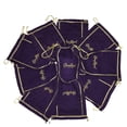 thumbnail image 1 of Crown Royal Purple Bag Gold Drawstring Bulk (Pack of 10), 1 of 5