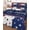 Red White Blue-1, variant on Full Size Quilt Bedding Set, America Flag Reversible Summer Quilt 3 Pieces, Red Blue White Star Independence Day Lightweight Bedspreads Coverlets with 2 Pillow Shams for All Seasons