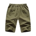 thumbnail image 2 of SWSMCLT Men's Soft Lightweight Sweat Shorts Gym Shorts Drawstring Joggers Short Comfy Cotton Spandex Summer Green Small, 2 of 4