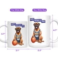 thumbnail image 4 of Happy Father's Day Bullmastiff Playing Basketball with Best Dad Jersey Mug Dog Lover Coffee Tea Cup - 13006, 4 of 4