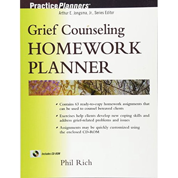 Pre-Owned Grief Counseling Homework Planner (Paperback) 0471433187 9780471433187