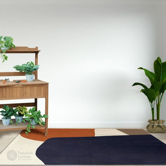 Wool Rug 5x7, Tufted Carpet, Handmade Rug, Living room, Hallway, Area Rugs