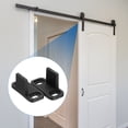 thumbnail image 5 of 8pcs Barn Door Floor Guide, POM Universal Sliding Barn Door Hardware for Closet Pocket Doors, Black, 5 of 5