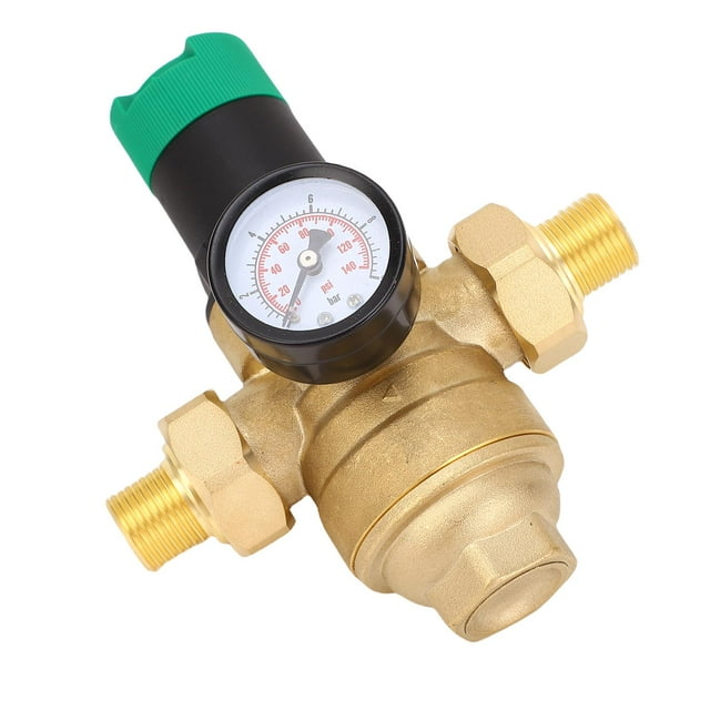 Régulateur de Pression d'Eau Fabriqué en Laiton Résistant à l'Érosion avec Filtre de 40 Microns pour Eau Potable Propre