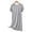 Gray, variant on LIaqionyy Nightgowns for Womens Short Sleeve Sleepshirt Crew Neck Nightshirt Soft Sleepwear Nightshirts