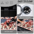 thumbnail image 5 of COEQINE Trunk Mat for SUV, Non-Slip Car Cargo Liner Protective Mat Scratch-proof Washable Dog Seat Cover Fit for SUV, Sedan, Truck, 29" x 39", Cardinal Bird Rose Daisy Patchwork, 5 of 7